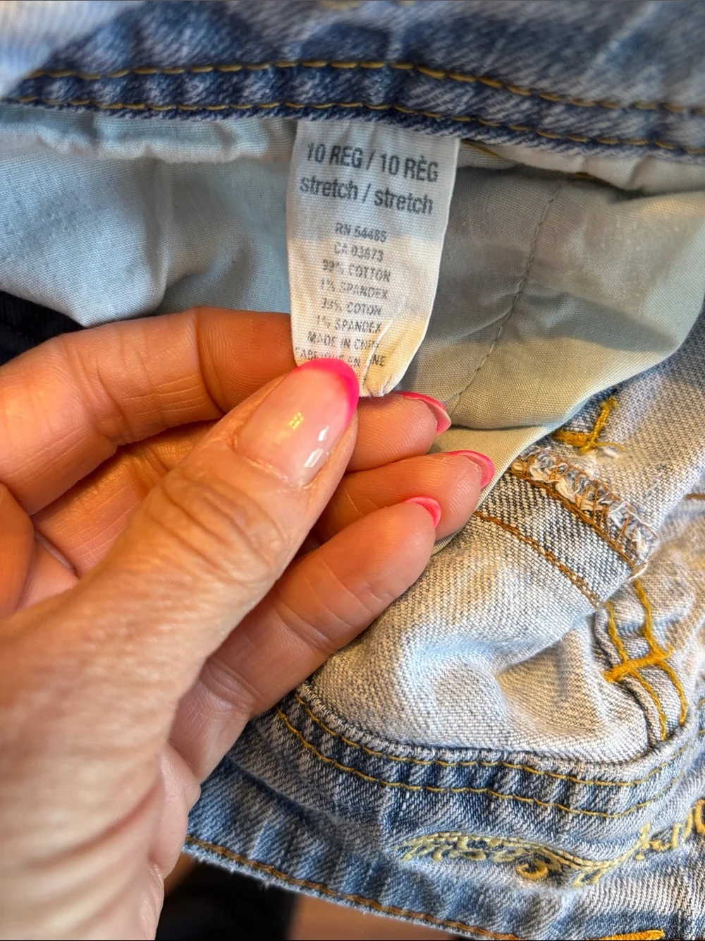 American Eagle Outfitters Light Wash Denim Cutoff Bermuda Shorts